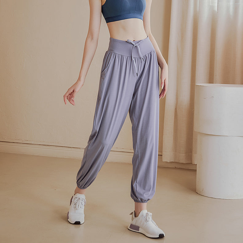ウエストドロスト裾ゴムドレープパンツ 2955