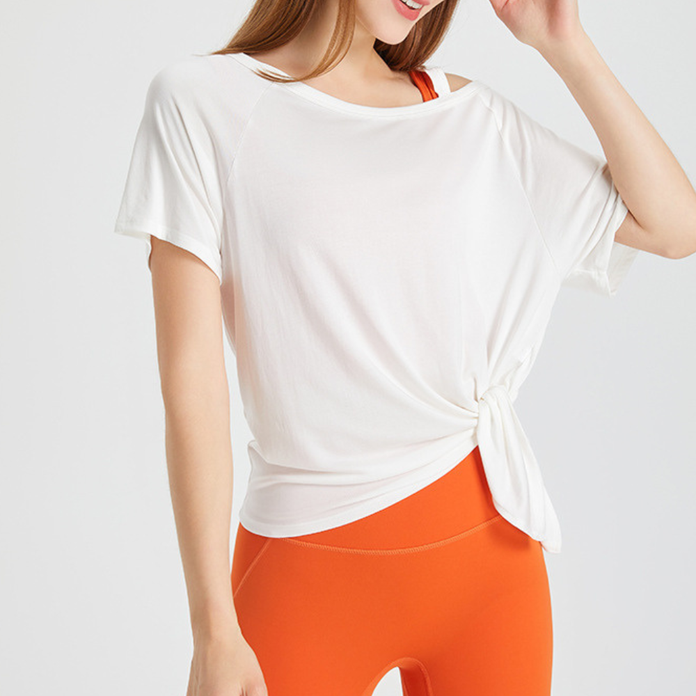 ワンショルダーヘムスリットT 2634