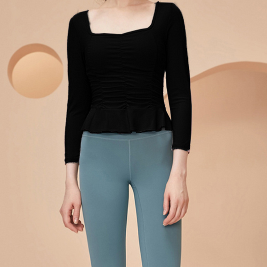 Gathered Element Yoga Long Sleeve 2707