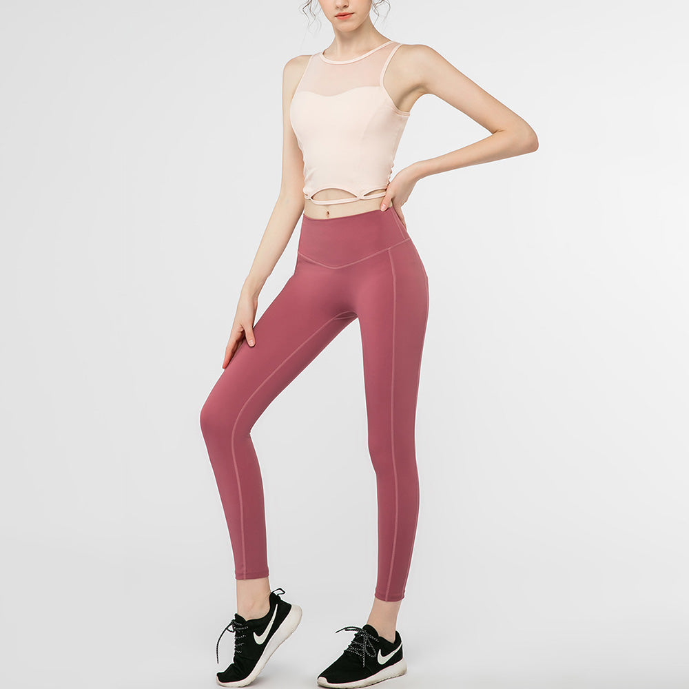 Decolletage sheer cutout top 2727