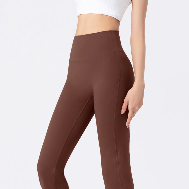 Cropped straight yoga leggings pants 2938
