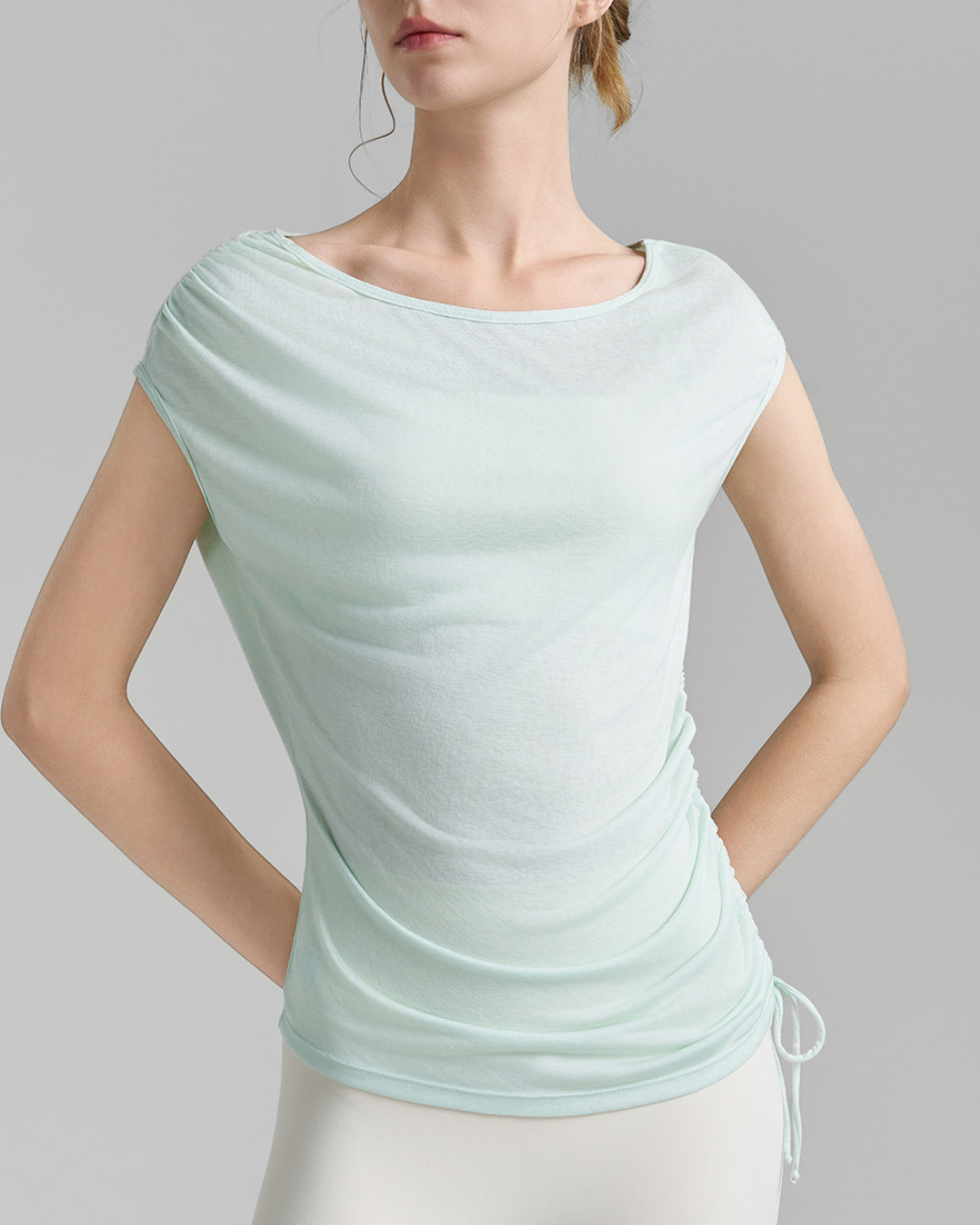 ブルームンフレンチスリーブヨガT 3571