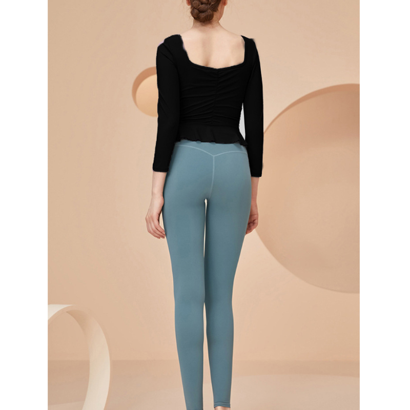 Gathered Element Yoga Long Sleeve 2707