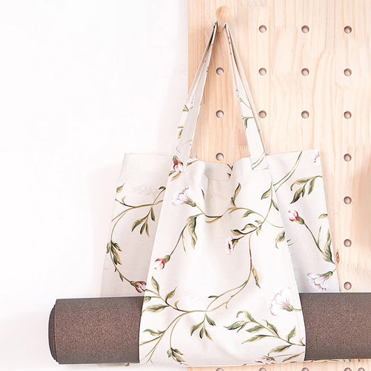 canvas yoga tote 2690