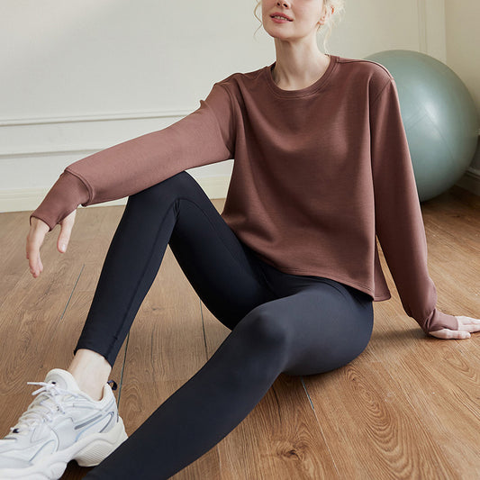 A-line silhouette basic sweatshirt 2854