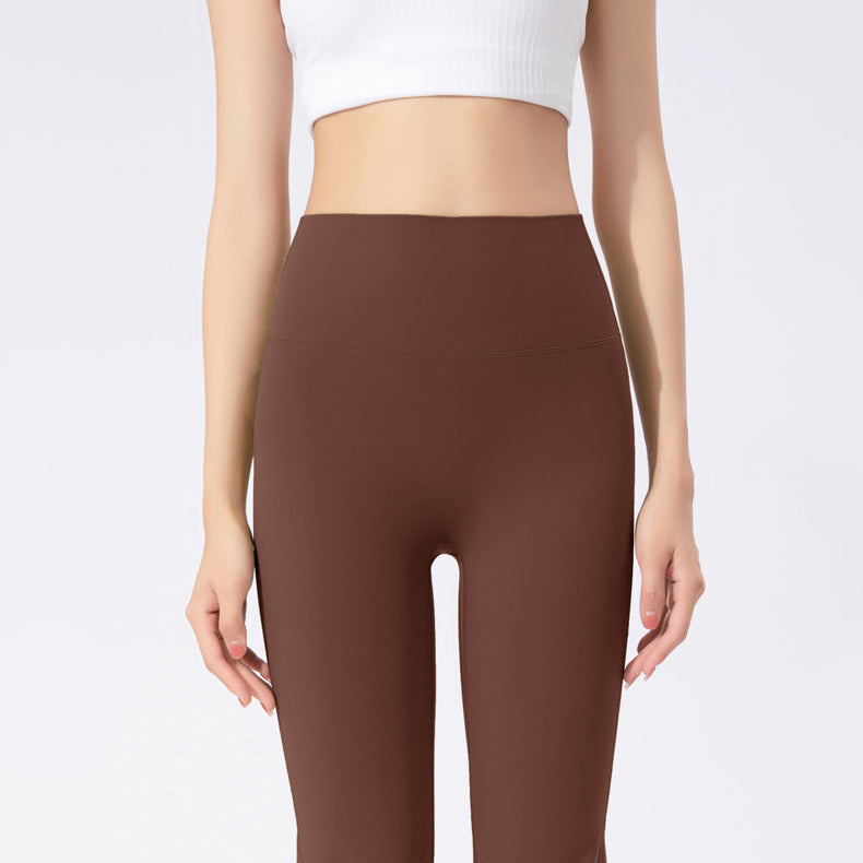 Cropped straight yoga leggings pants 2938