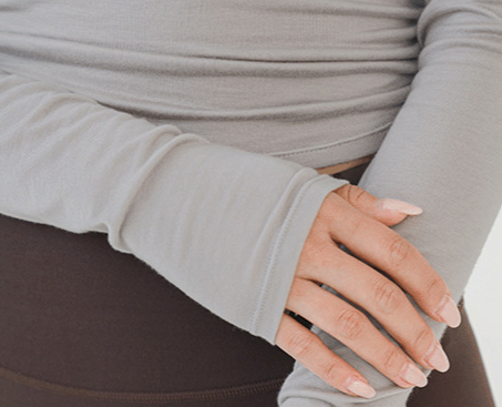 サイドギャザーカシュクールトップ 3285