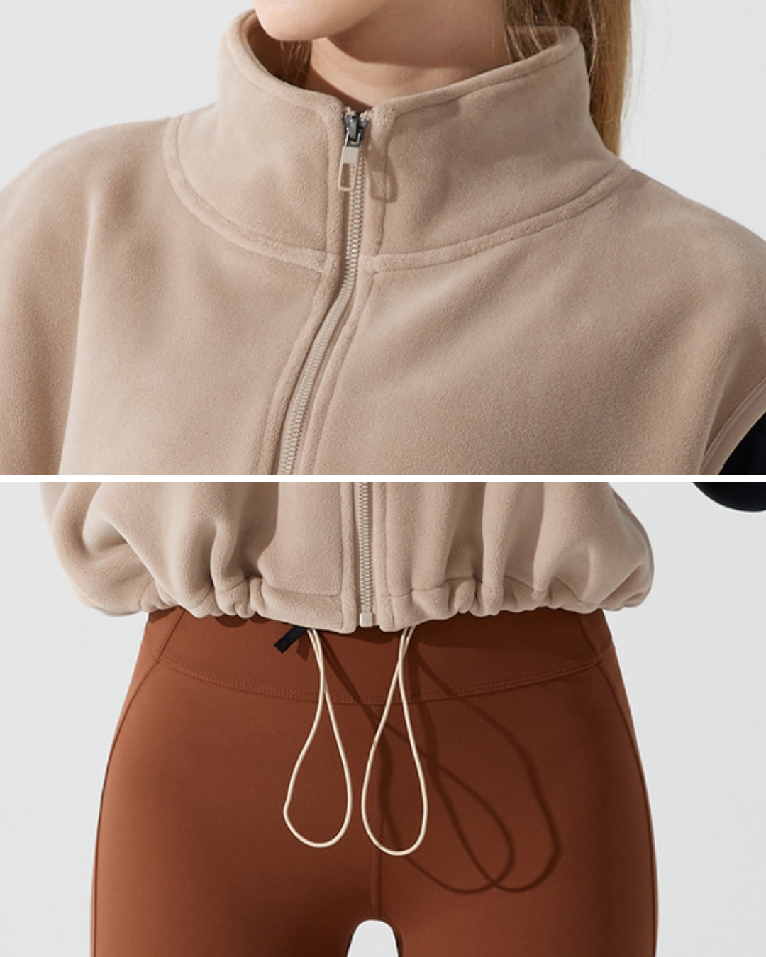 スタンドカラーウォームドロストベスト 3928