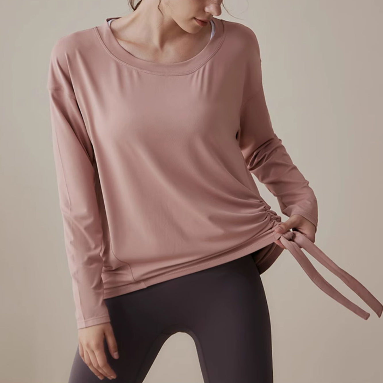 Dull side shirring cut and sew 3089