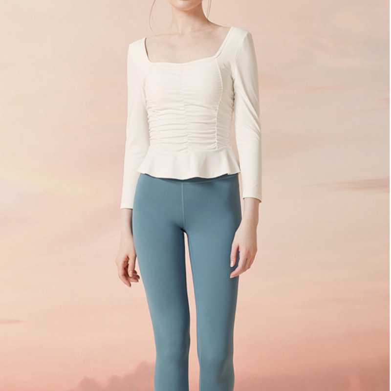 Gathered Element Yoga Long Sleeve 2707