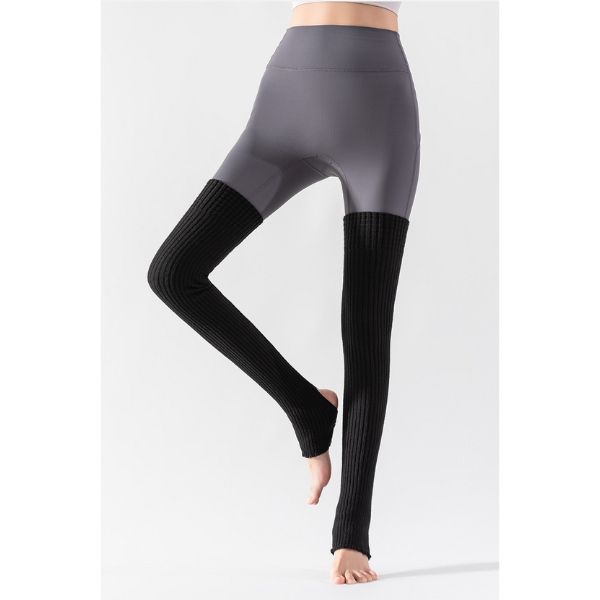 くすみロングヨガソックス 3436