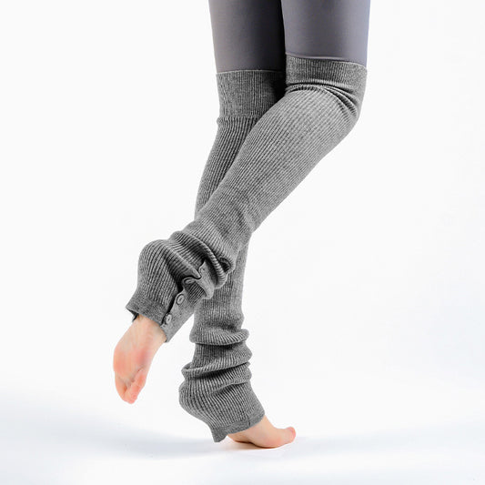 くすみカラーリブニットレッグウォーマー 62cm 3149