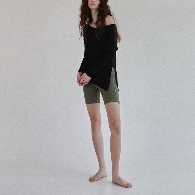 プリュネルヨガカットソー 3035