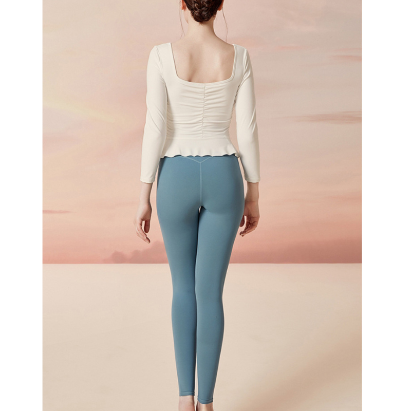 Gathered Element Yoga Long Sleeve 2707
