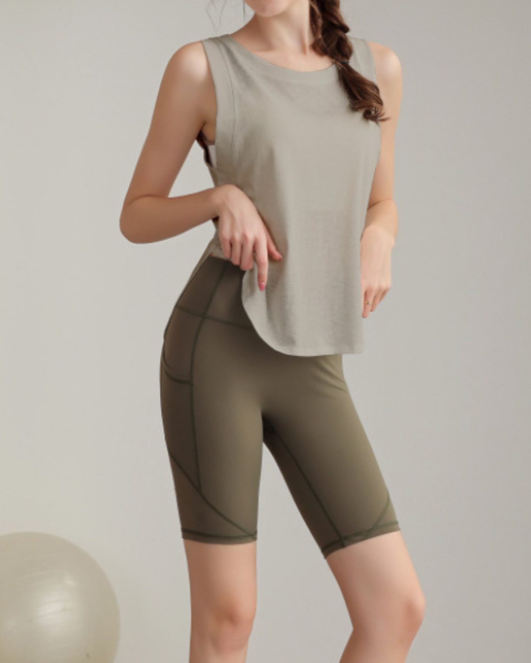 トウェインドロップヨガタンク 2534