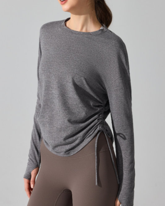 スヴニールドレープロングカットソー 3949