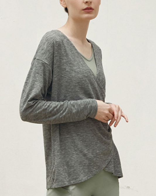 ロゼカシュクールヨガカーディガン 3576