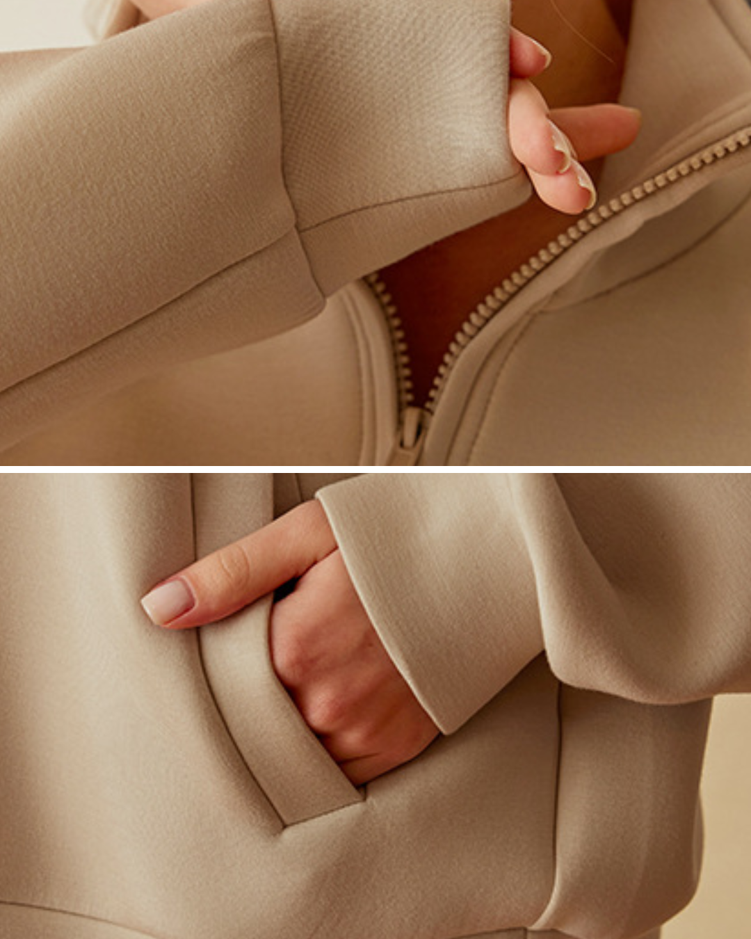 ハーフジップスタンドジャケット 3923