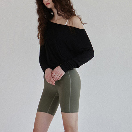 プリュネルヨガカットソー 3035