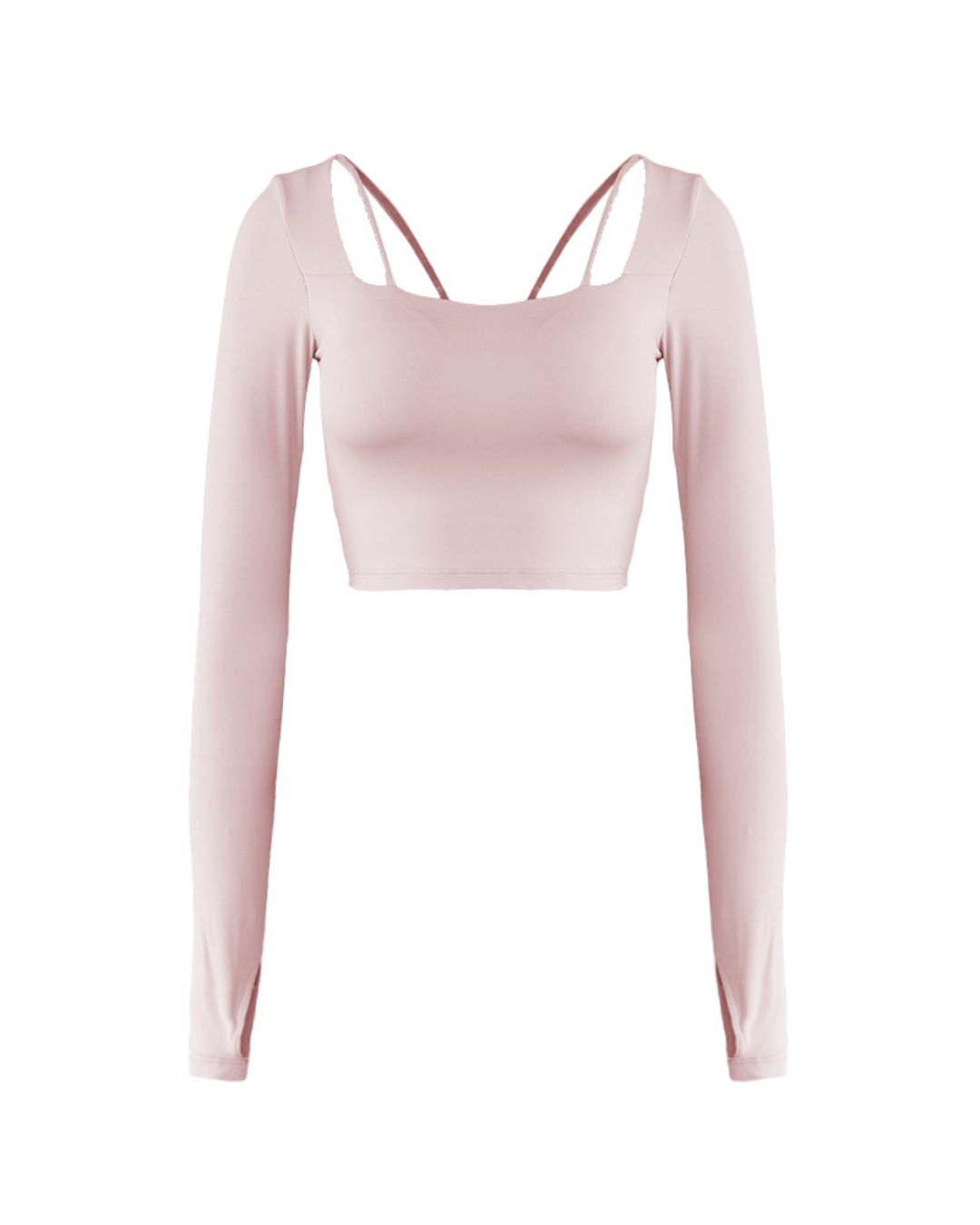 ドゥルバネスクエアネックヨガブラトップ 3899