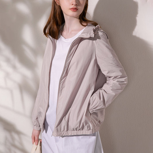 Westeria Ruffle Hoodie Lightweight Jacket 3076