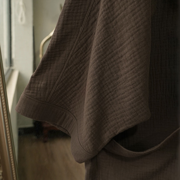 三層ガーゼリラックスカーディガン 3079