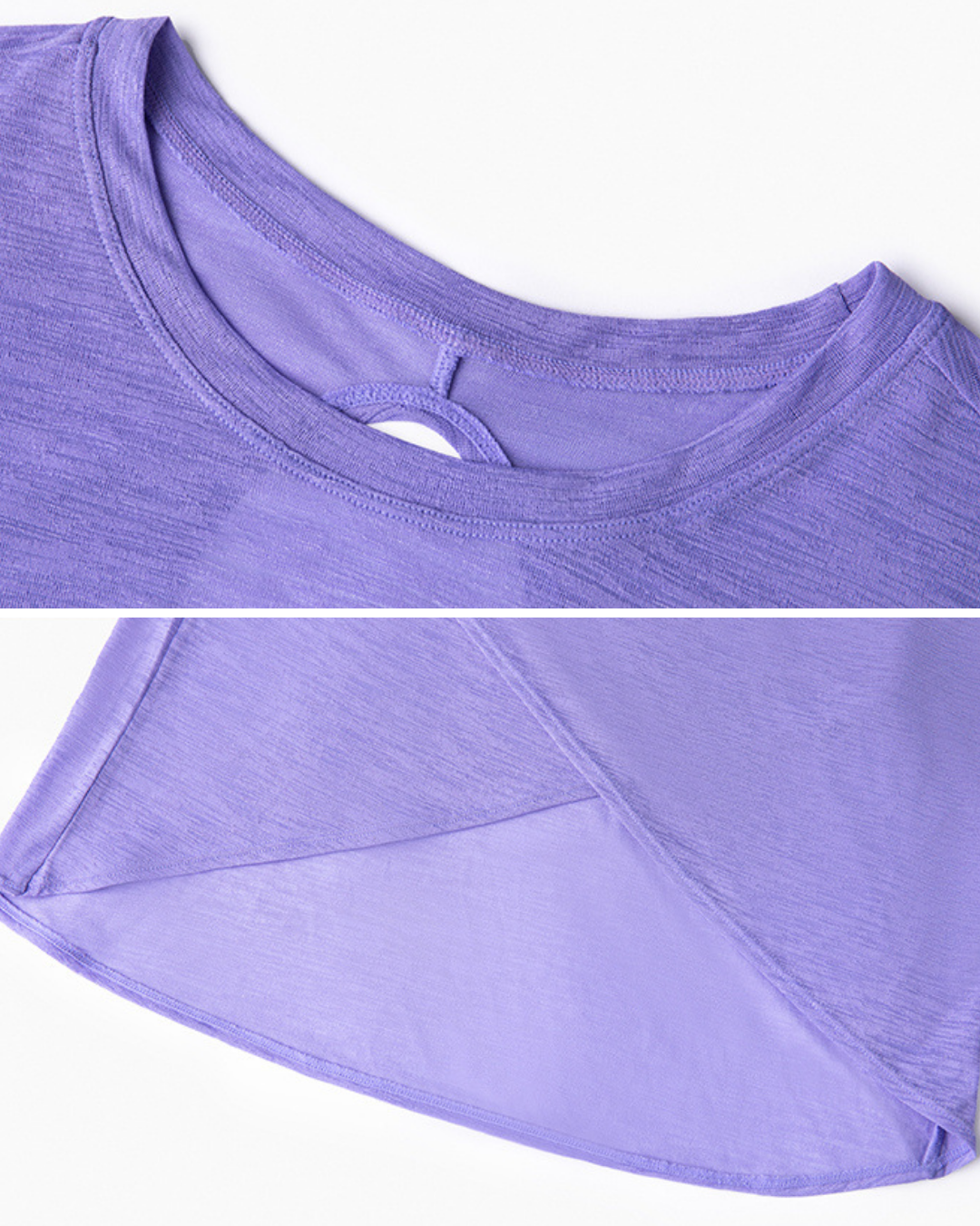 メレ杢バッククロスヘムヨガT 3665