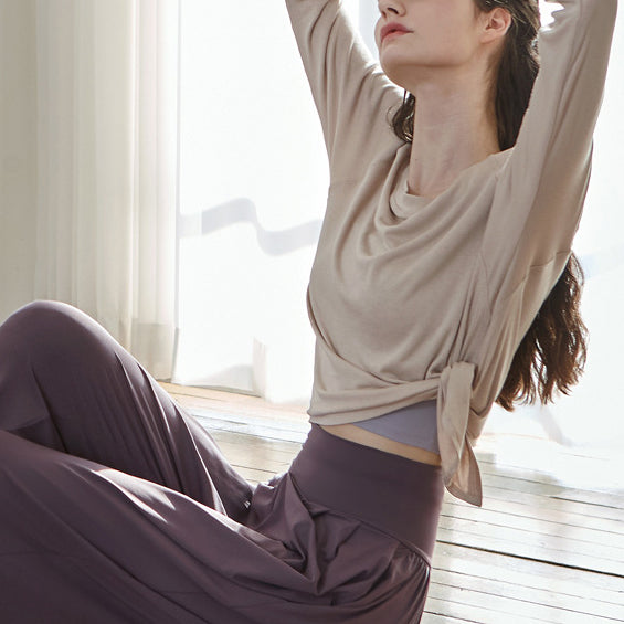 プリュネルヨガカットソー 3035