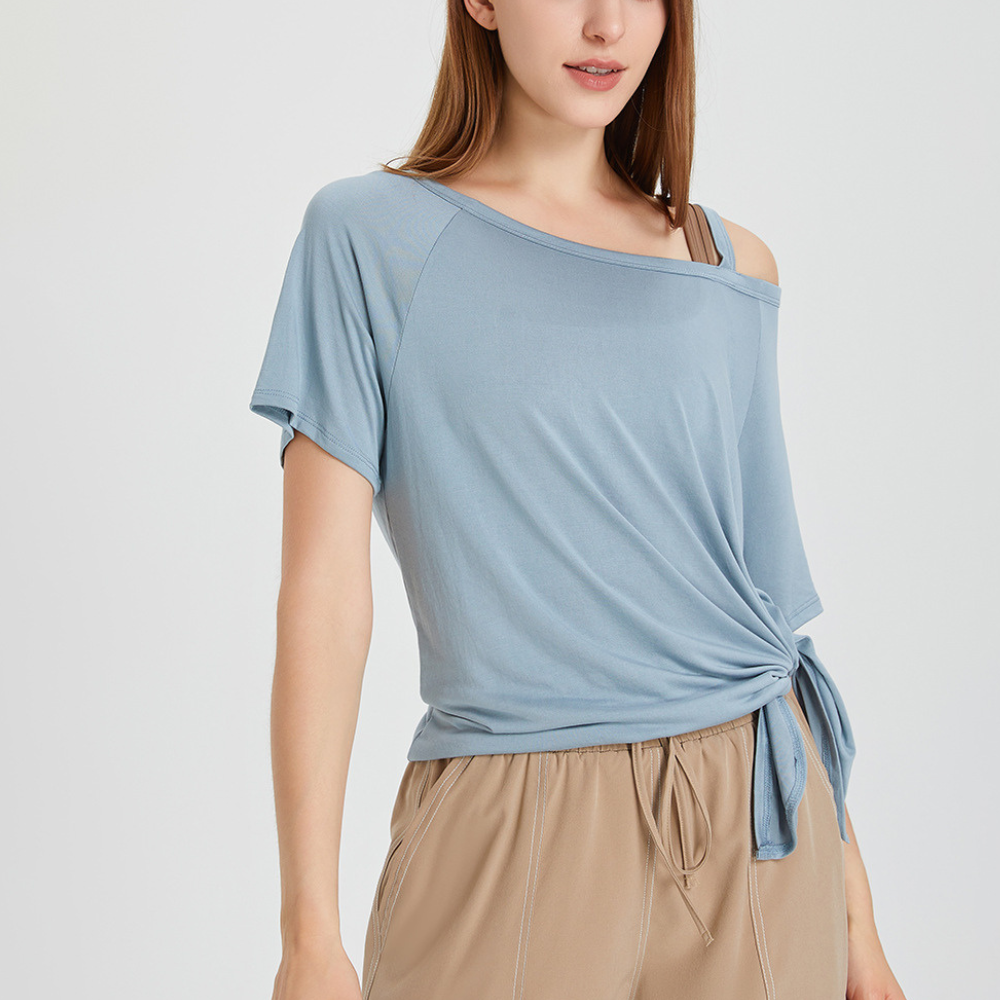 ワンショルダーヘムスリットT 2634