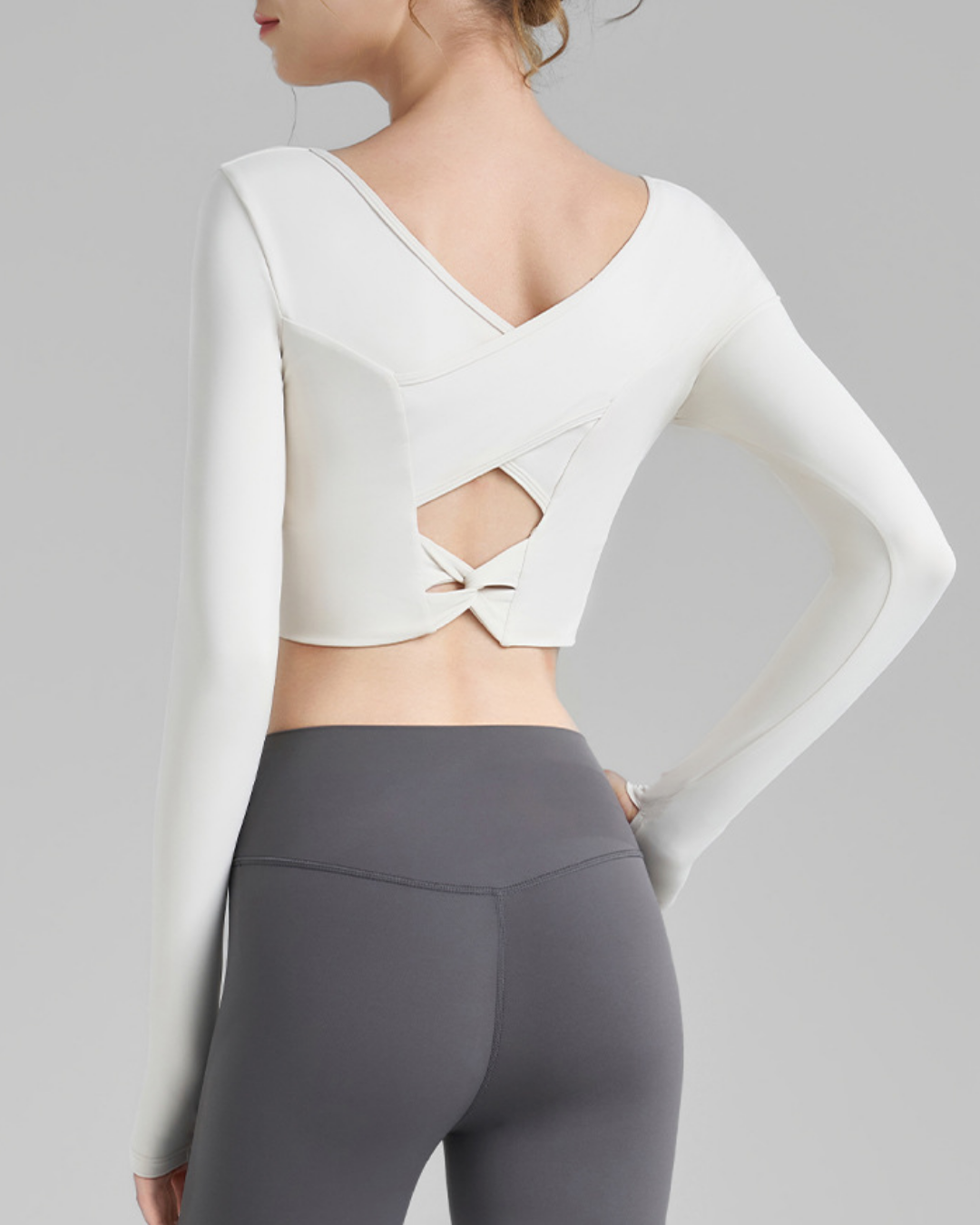 シャルムクロワゼサムホールヨガロングトップ 3838