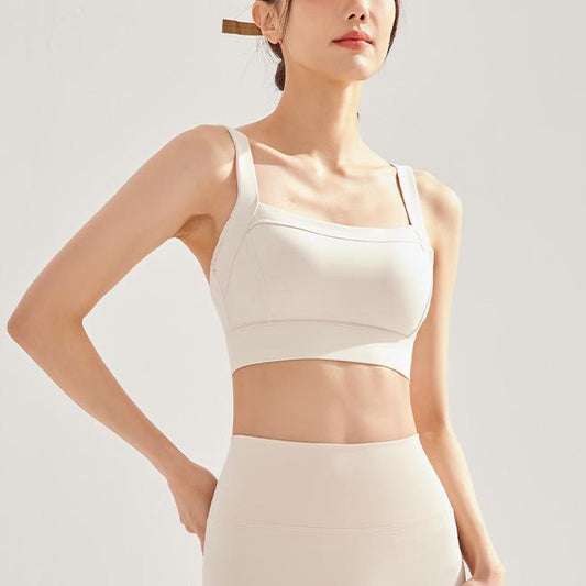 ナチュラルカラーバッククロスヨガブラトップ 3269