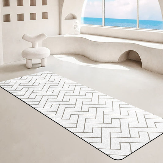 ナチュラルPUヨガマット5mm2.9kg ヘリンボーン 3103