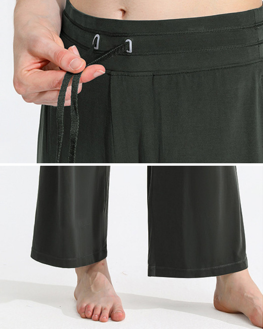 シルキードライドレープヨガパンツ 2752