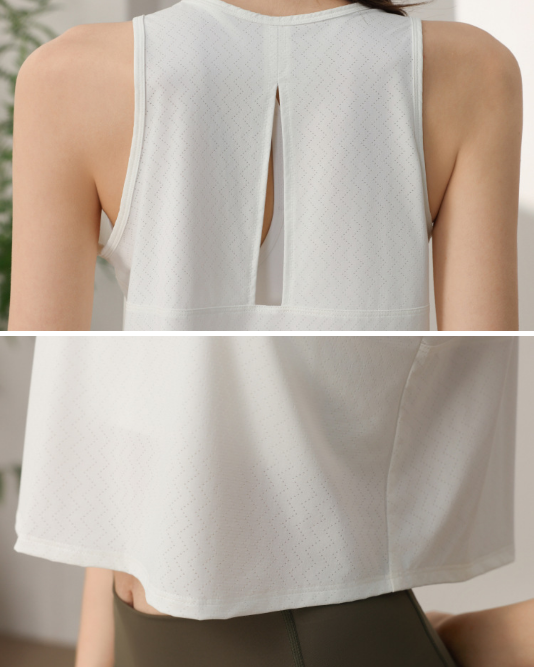 バックカットドライフレアヨガタンク 3831