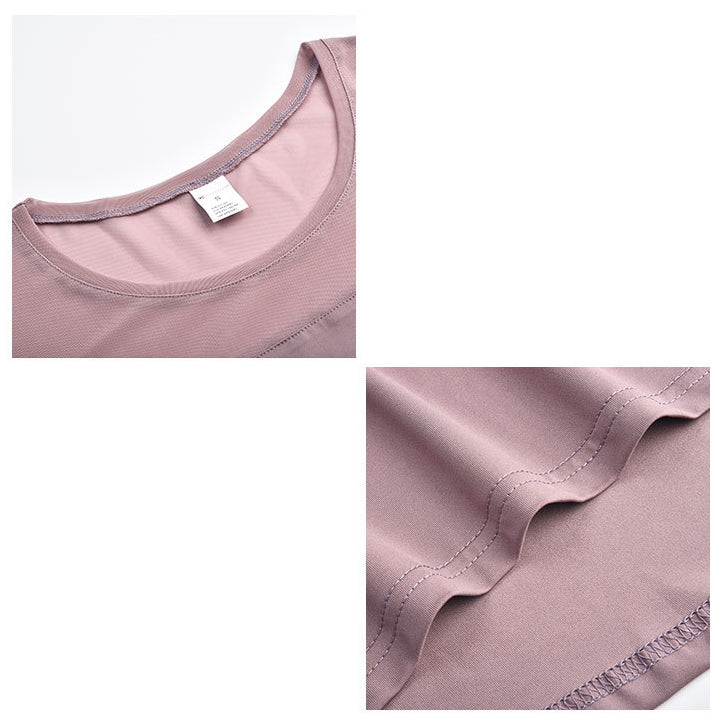 Sheer shoulder cut and sew 2933
