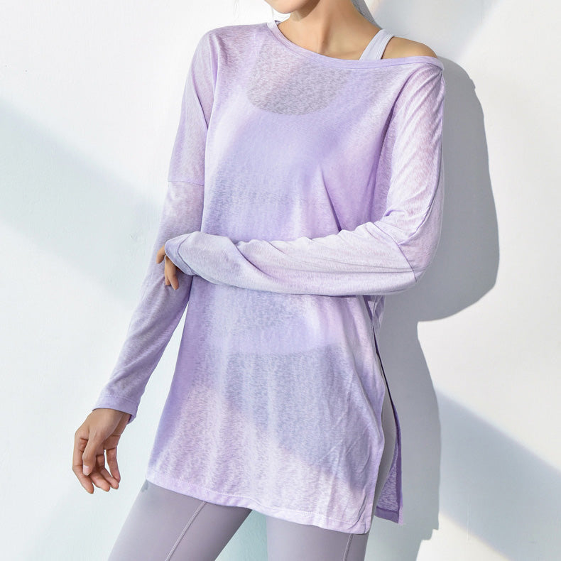 Half sheer drop top 2855