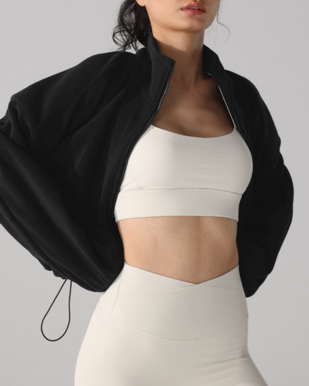 スタンドカラードロストウォームジップジャケット 3919