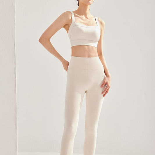 ナチュラルカラーバッククロスヨガブラトップ 3269