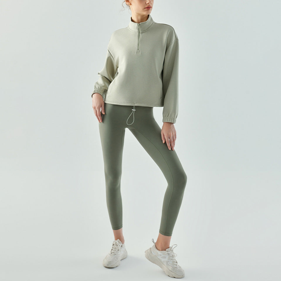 Drost hem half zip pullover 2875