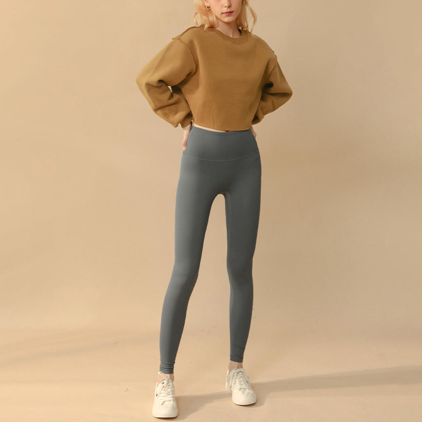 Drop shoulder cropped stitch pullover 2896