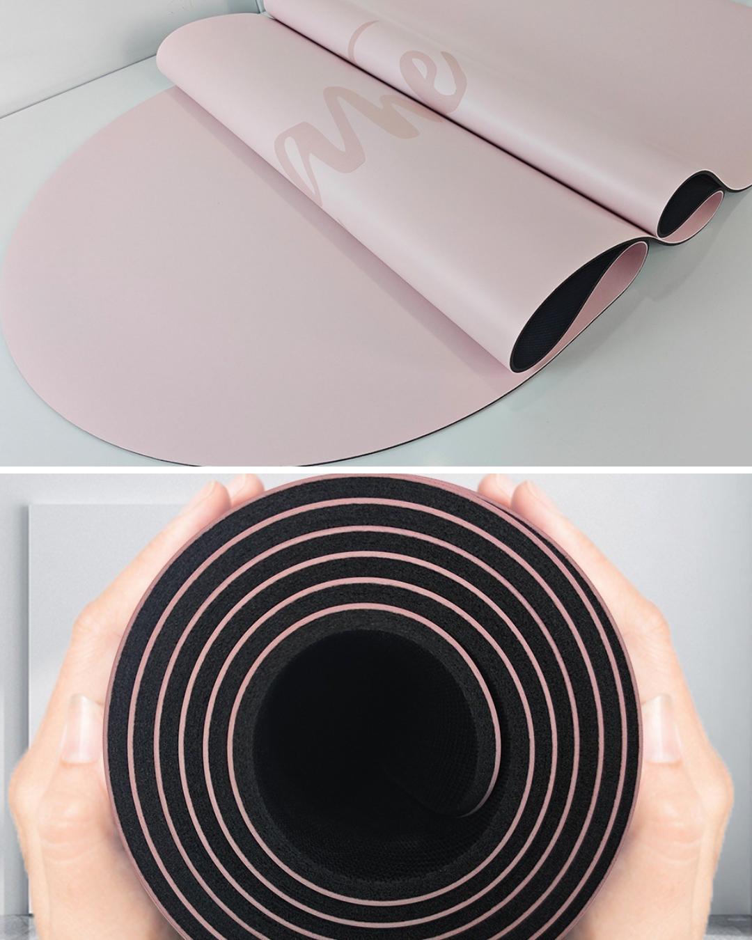 アーチデザインPUヨガマット(5mm) 3727
