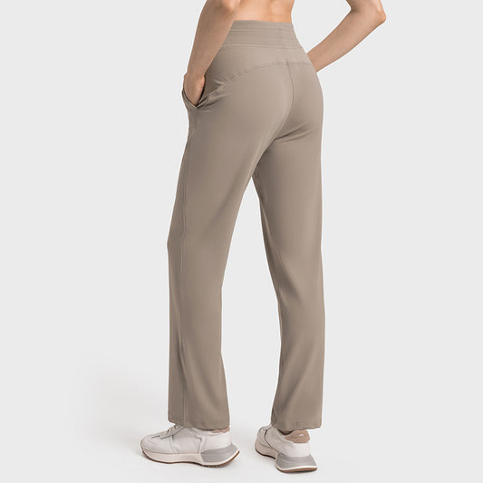 Natural color relaxed fit yoga pants 2951