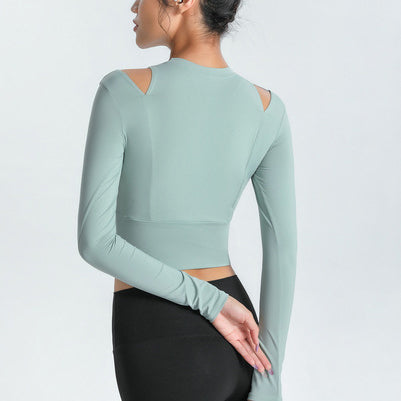 Shoulder slit cut and sew 3084