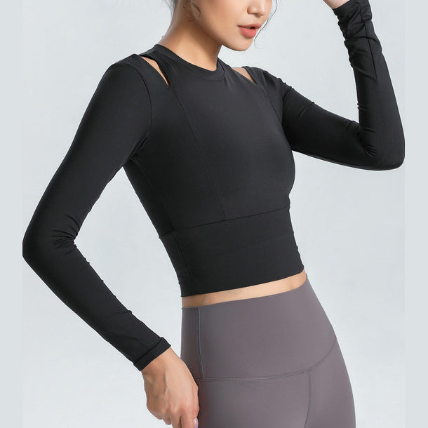Shoulder slit cut and sew 3084