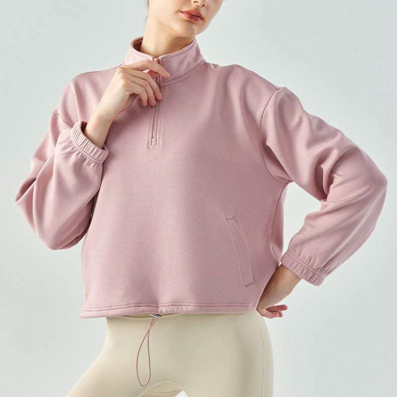 Drost hem half zip pullover 2875