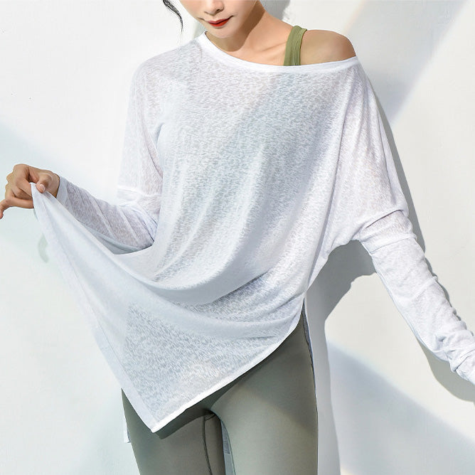 Half sheer drop top 2855