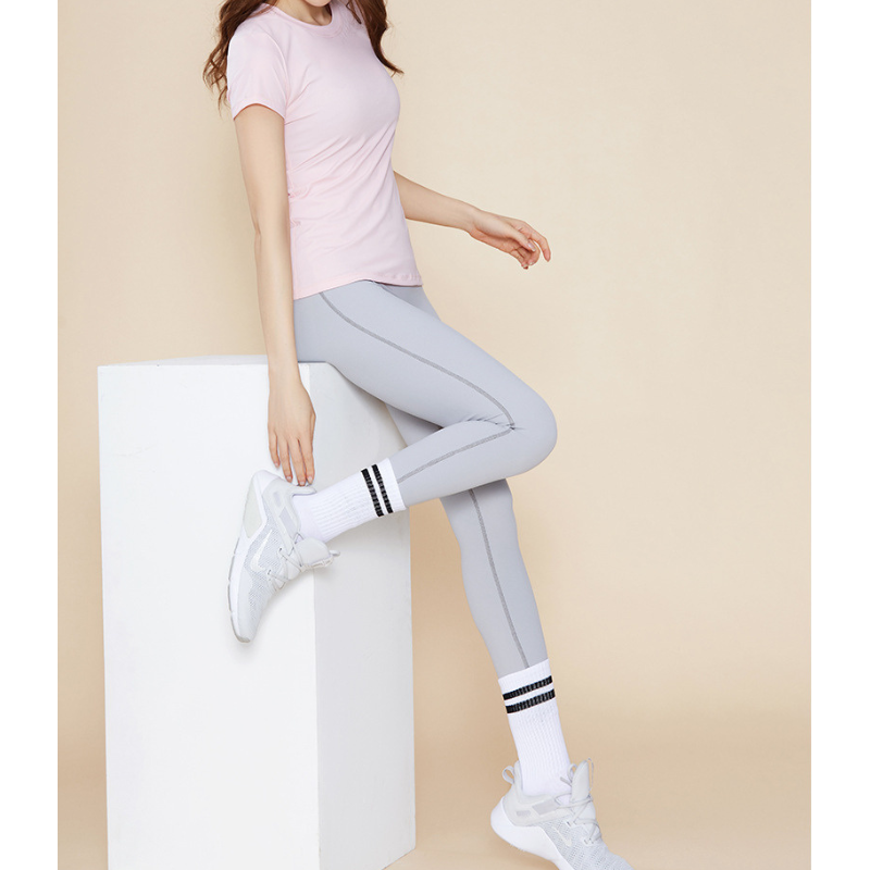 スリムフィットヨガベースTシャツ 2754