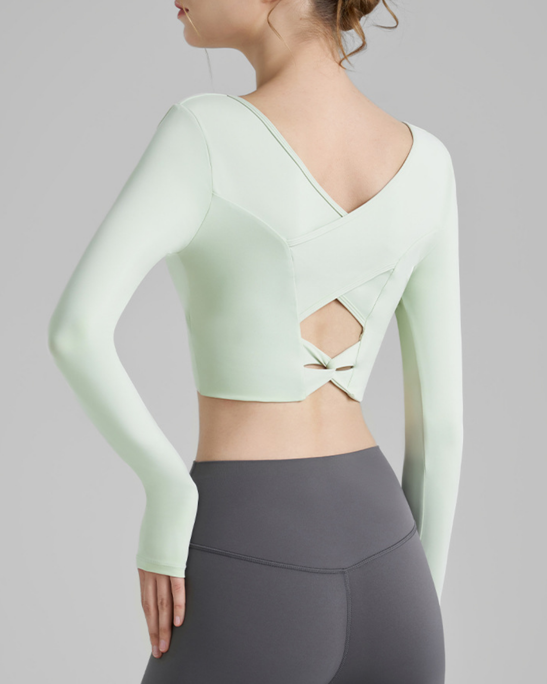 シャルムクロワゼサムホールヨガロングトップ 3838