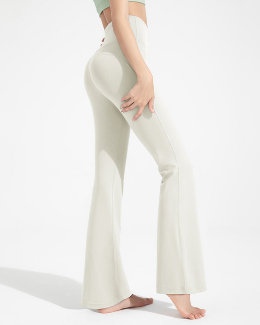 Beautiful legs high waist flare yoga pants 2862