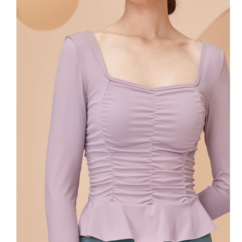 Gathered Element Yoga Long Sleeve 2707